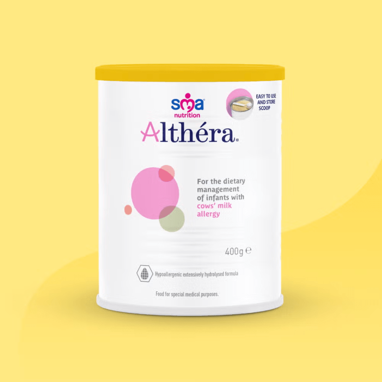 SMA Althera product for babies with CMPA